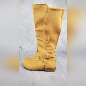 Dr. Scholl's Shoes Womens Rate Tan Faux Leather Knee-High Boots Shoes Size‎ 7M